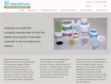 Tablet Screenshot of koartan.com